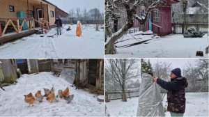 ПОГОДКА ХОРОШАЯ, СНЕЖОК. БЫЛИ ДЕЛА НА УЛИЦЕ.