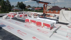 Балластная кровля с ПВХ мембраной