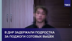 В ДНР задержали подростка за поджоги сотовых вышек