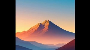 Горный рассвет