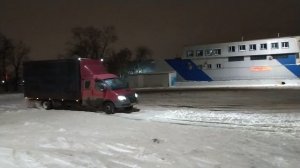 Ночной дрифт грузовой Газельки