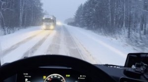 ТРАССА М5 УРАЛ ЗАКРЫТА‼️ НОЧУЮ В ПОЛОСЕ‼️