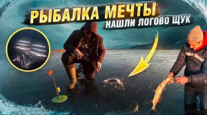РЫБАЛКА МЕЧТЫ. НАШЛИ ЛОГОВО ЩУК. КЛЮЕТ КАЖДЫЕ 5 МИНУТ. ЗИМНЯЯ РЫБАЛКА НА ЖЕРЛИЦЫ 2025.
