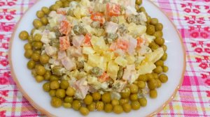 Салаты на новый год. Салат Оливье или просто Зимний.