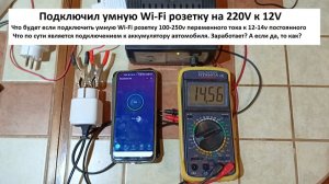 Подключил умную Wi-Fi розетку на 220v к 12v Заработает или нет?