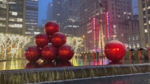 🇺🇸 Рождество в Нью-Йорке🎄☃️ Сильный СНЕГОПАД в Нью-Йорке❄️ декабрь 2025