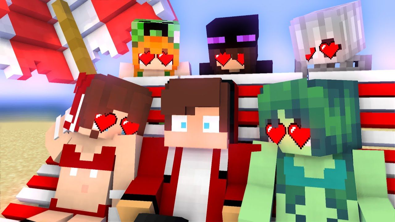 Джей Джей, Майки и школа монстров: Мы пошли на пляж и встретили там много девушек смотреть онлайн