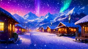 ❄️ ЗИМНЯЯ УСПОКАИВАЮЩАЯ МУЗЫКА ДЛЯ СНА 🎵 РАССЛАБЛЯЮЩАЯ МУЗЫКА ДЛЯ ДУШИ В ПОСЕЛКЕ НА СЕВЕРЕ