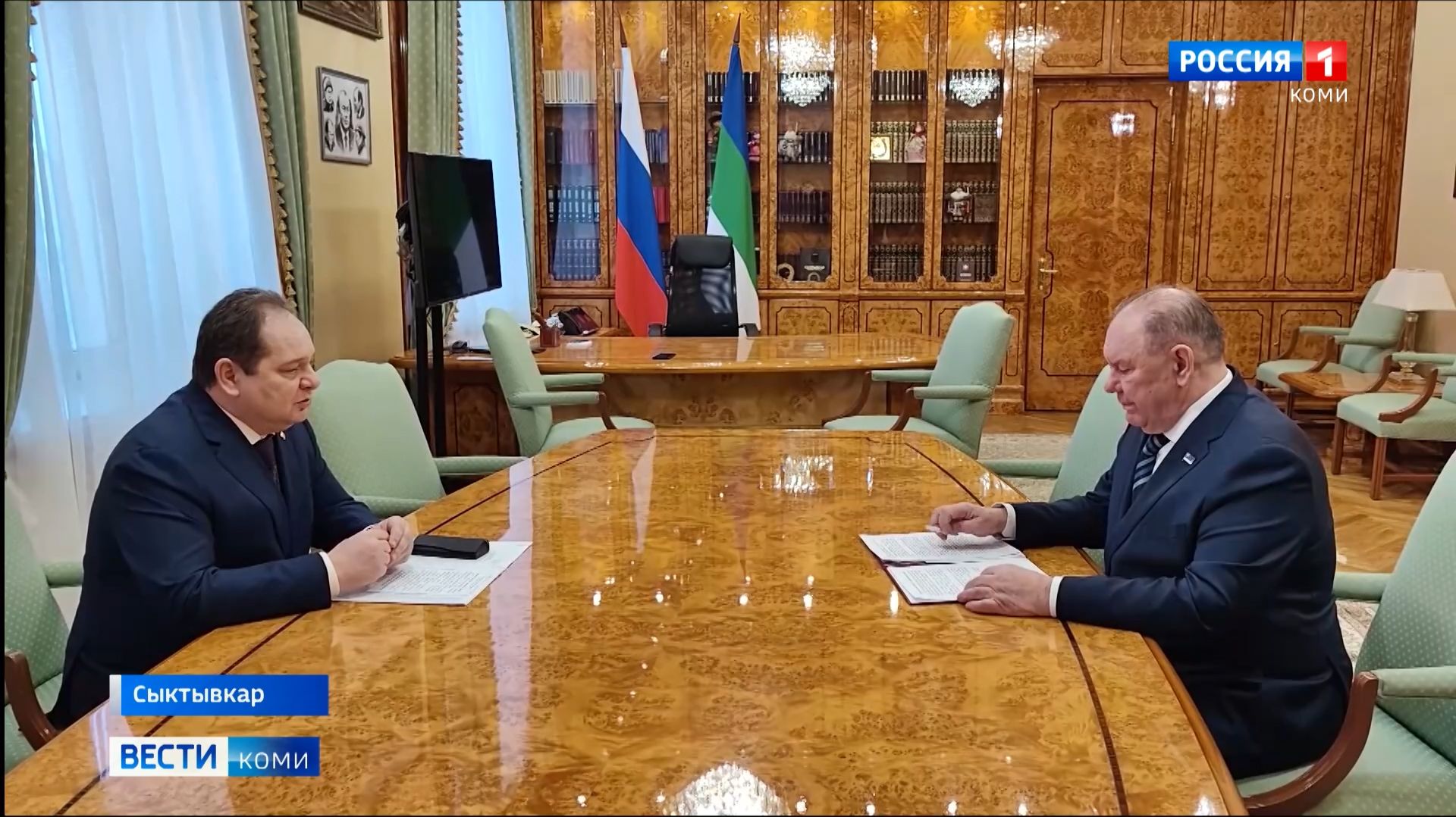 Рабочая встреча Главы Коми и Председателя Госсовета Республики