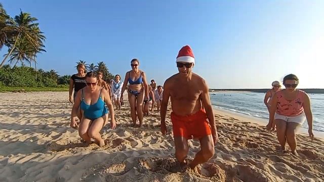 Вечер. Баланс 4-х Стихий на побережье индий.океана в г.Хиккадува 15.12, Шри-Ланка. Мир Универсологии