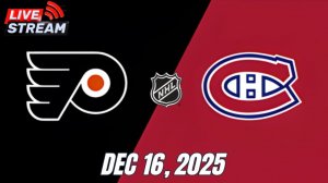 Монреаль — Филадельфия NHL сезон 25/26 | 17.12.2025 Прямая трансляция