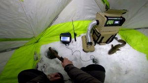 Рыбалка на реке. Налим на стук👍