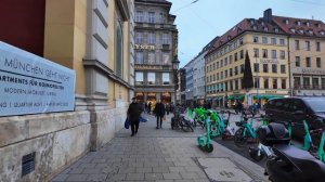 Германия. Прогулка по Рождественским ярмаркам Мюнхена в формате 4К