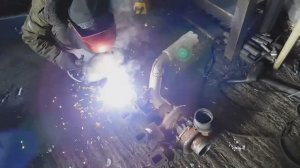 Варим коллектор с турбиной на ДТ-75! Легенда в строю!