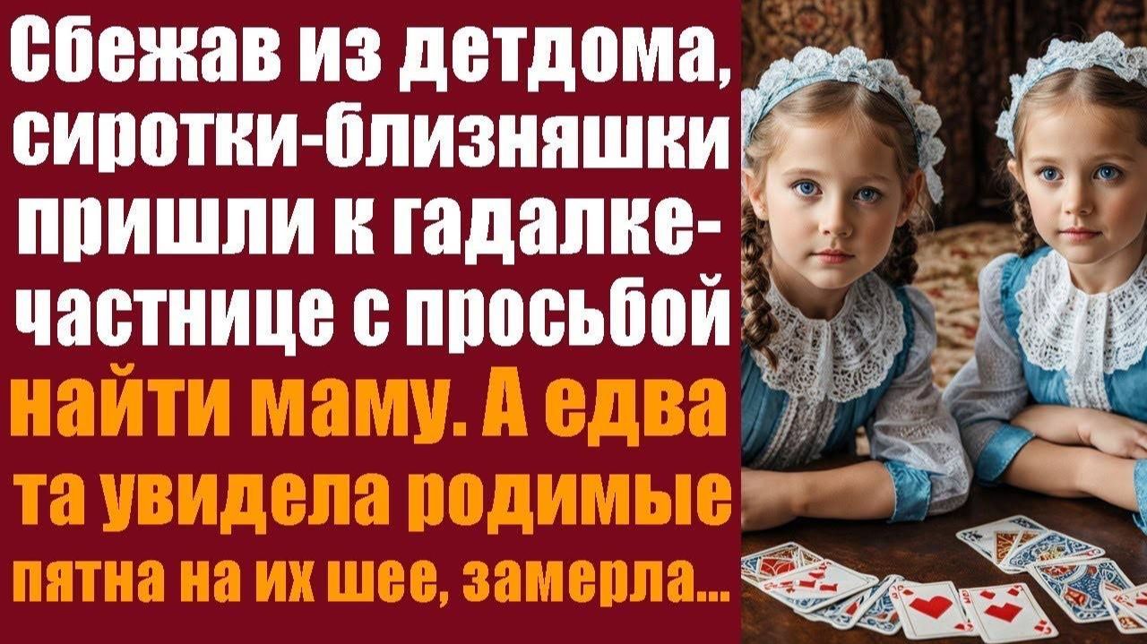 Сбежав из детдома, сиротки-близняшки пришли к гадалке-частнице с просьбой найти маму. А едва та смотреть онлайн
