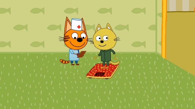 Три Кота Мультфильм Прививка для котика