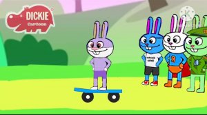 Super Rabbit - Skateboard Sahakyants Bunnies Rider Belly Sand (Dickie Cartoon)