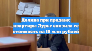Долина при продаже квартиры Лурье снизила ее стоимость на 18 млн рублей