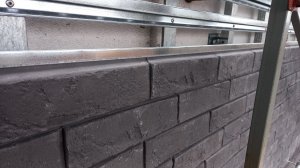 Монтаж плитки White Hills на навесной вентилируемый фасад. Часть 1