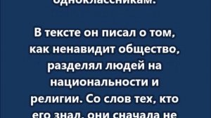 Манифест о ненависти к обществу "Мой гнев" на 11 страниц