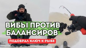 ЩУКА НА ВТОРОЙ ЛУНКЕ! И ВНЕЗАПНО...  НАШЁЛ КЛЮЧ К СТАЕ ОКУНЯ! Вибы против Балансиров. Зимняя рыбалка