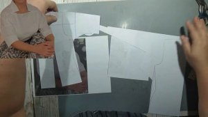 Моделирование. Уникальный крой блузки - расположение вытачки. Выкройка № 1903.