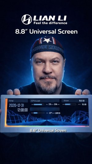 Lian Li 8.8″ Universal Screen — Полный Обзор, Установка и Готовая Сборка ПК