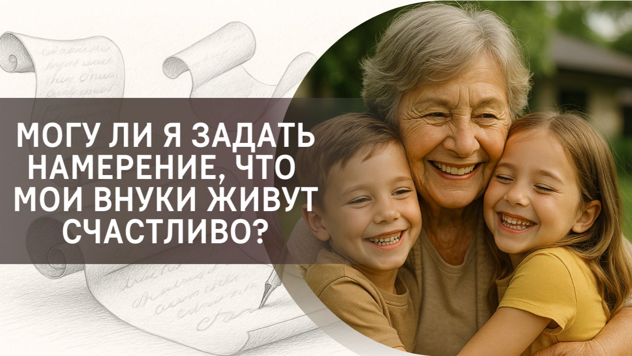 Могу ли я задать намерение, что мои внуки живут счастливо?