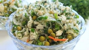 Ешьте этот Салат и Худейте!👍 Супер Салаты на Ужин! Два гениальных рецепта из простых продуктов