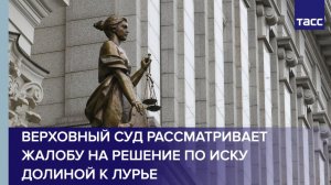 Верховный суд РФ рассматривает жалобу по иску Долиной к Лурье