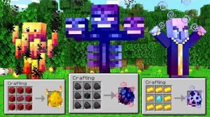 Я потратил 24 часа чтобы СКРАФТИТЬ ВСЕХ МОБОВ в Майнкрафт Хардкор