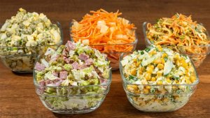 5 ОЧЕНЬ вкусных салатов на Новый Год 2026. Вкусные праздничные салаты на новогодний стол 2026