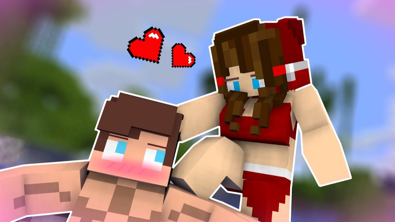 Джей Джей и Майки вернулись к горячим источникам - майнкрафт анимация смотреть онлайн