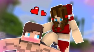 Джей Джей и Майки вернулись к горячим источникам - майнкрафт анимация