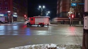 Появились кадры эвакуации туляков из горящего троллейбуса