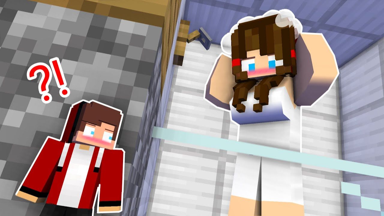 Джей Джей стал маленьким и попал в беду - анимация для майнкрафта смотреть онлайн