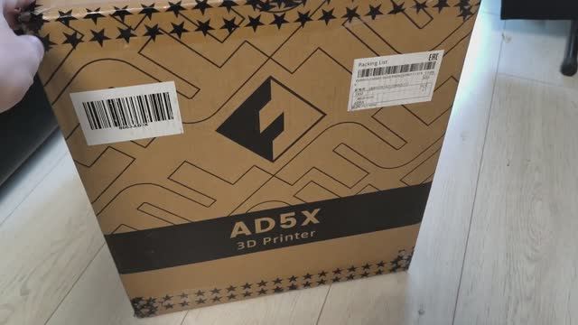 Flashforge Adventurer 5X - распаковка, первая печать.
