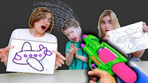 ЧЕЛЕНДЖ. УГАДАЙ И НАРИСУЙ, ЧТОБЫ ОСТАТЬСЯ СУХИМ