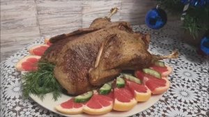 Запеченная утка в духовке с яблоками. Утка в маринаде. СОЧНЕЕ НЕ БЫВАЕТ !!!!