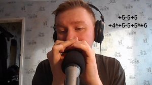 White Christmas на губной гармошке До + табы