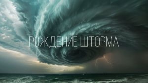 Рождение шторма. Таймлапс видео