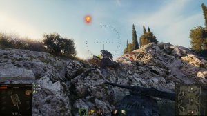 Решающий выстрел в полёте на кране