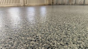 Устройство полимерного пола Мозаика. г.Озёрск.