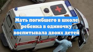 У погибшего при нападении на подмосковную школу мальчика остался брат