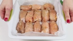 Очень вкусные рулетики с Суперской начинкой! Я не Ожидала,что из КУРИНОГО ФИЛЕ будет так СОЧНО!