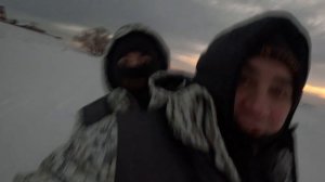 Первая охота на судака по льду! зимняя рыбалка на судака на Обском