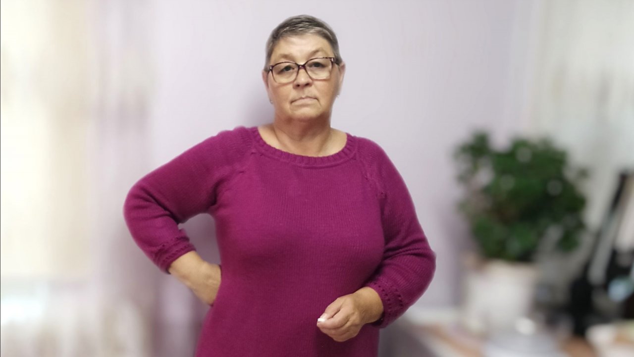 Платье спицами # ДИКАЯ ОРХИДЕЯ # Краткое мк .