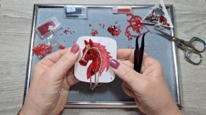 Символ 2026 года своими руками . Брошь Лошадь.