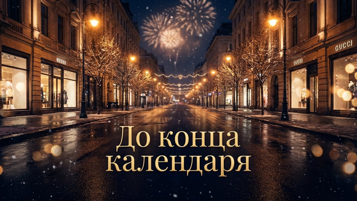 До конца календаря | Чёрно-белая любовь декабря