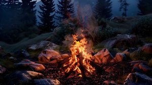 🔥 БЕЗУМНО КРАСИВАЯ УСПОКАИВАЮЩАЯ МУЗЫКА ДЛЯ СНА 🎵 МУЗЫКА ДЛЯ ДУШИ И ПОДАВЛЕНИЯ СТРЕССА У КОСТРА